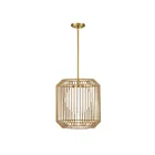 Savoy House 7-2040-1-322 1-Light 60W Warm Brass Pendant