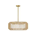 Savoy House 7-2041-4-322 4-Lights 240W Warm Brass Pendant