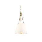 Savoy House Essentials Austin 7-2201-4-322 4-Lights 240W Warm Brass Pendant