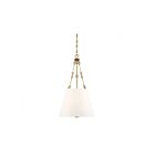 Savoy House Essentials Austin 7-2201-4-322 4-Lights 240W Warm Brass Pendant