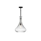 Savoy House Essentials Bristo 7-2265-1-89 1-Lights 60W Matte Black Pendant