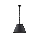 Savoy House Essentials Alden 7-231-1-89 1-Light 60W Matte Black Pendant