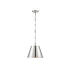 Savoy House Essentials Alden 7-232-1-109 1-Light 60W Polished Nickel Pendant