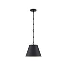Savoy House Essentials Alden 7-232-1-89 1-Light 60W Matte Black Pendant