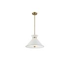 Savoy House Lamar 7-2416-3-160 3-Lights 180W White with Brass Accents Pendant