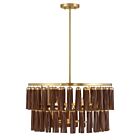 Savoy House 7-2747-4-322 4-Lights 240W Warm Brass Pendant