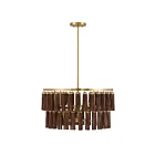 Savoy House 7-2747-4-322 4-Lights 240W Warm Brass Pendant