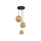 Savoy House 7-2805-3-89 Pharr 3-Lights 60W Matte Black Incandescent/LED Pendant