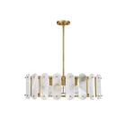 Savoy House 7-2911-5-322 5-Lights 300W Warm Brass Pendant