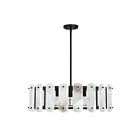 Savoy House 7-2911-5-50 5-Lights 300W Black Cashmere Pendant