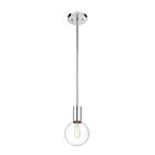 Savoy House Essentials Wright 7-3075-1-11 1-Lights 60W Chrome Mini Pendant