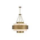 Savoy House 7-3092-8-339 Davenport 8-Lights 60W Antique Patina Incandescent/LED Pendant