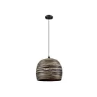 Savoy House 7-3096-1-202 1-Light 60W Black Bamboo Pendant