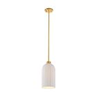 Savoy House Isla Blanca 7-3171-1-322 1-Light 60W Warm Brass Pendant