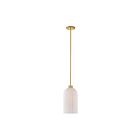Savoy House Isla Blanca 7-3171-1-322 1-Light 60W Warm Brass Pendant