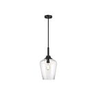 Savoy House Essentials Carlton 7-3390-1-89 1-Lights 60W Matte Black Pendant