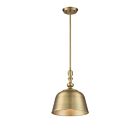 Savoy House Essentials Berg 7-3751-1-322 1-Lights 60W Warm Brass Pendant
