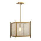Savoy House 7-3801-1-322 Jacobs 1-Light 60W Warm Brass Pendant