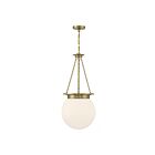 Savoy House Essentials Manor 7-3901-3-322 3-Lights 180W Warm Brass Pendant