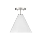 Savoy House 7-4011-1-SN 1-Light 60W Satin Nickel Semi Flush Mount