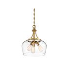 Savoy House Essentials Octave 7-4034-3-322 3-Lights 180W Warm Brass Pendant