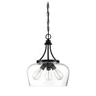 Savoy House Essentials Octave 7-4034-3-BK 3-Lights 180W Black Pendant