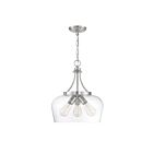 Savoy House Essentials Octave 7-4034-3-SN 3-Lights 180W Satin Nickel Pendant
