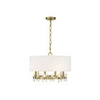 Savoy House Dahlia 7-4366-4-322 4-Lights 240W Warm Brass Pendant