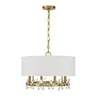 Savoy House Dahlia 7-4366-4-322 4-Lights 240W Warm Brass Pendant