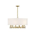Savoy House Dahlia 7-4368-6-322 6-Lights 360W Warm Brass Pendant