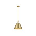 Savoy House Essentials Willis 7-4499-1-322 1-Lights 60W Warm Brass Pendant