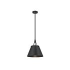 Savoy House Essentials Willis 7-4499-1-89 1-Lights 60W Matte Black Pendant