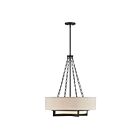 Savoy House 7-4999-4-89 Brentwood 4-Lights 60W Matte Black Incandescent/LED Pendant