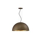 Savoy House Sommerton 7-5014-3-84 3-Lights 180W Rubbed Bronze with Gold Leaf Pendant
