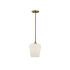 Savoy House 7-6036-1-322 Octave 1-Light 60W Warm Brass Incandescent/LED Pendant