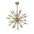 Savoy House Essentials Galea 7-6099-24-322 24-Lights 600W Warm Brass Chandelier