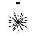 Savoy House Essentials Galea 7-6099-24-89 24-Lights 1440W Matte Black Chandelier