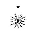 Savoy House Essentials Galea 7-6099-24-89 24-Lights 1440W Matte Black Chandelier