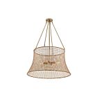 Savoy House Longleaf 7-6192-4-171 4-Lights 240W Burnished Brass Outdoor Chandelier