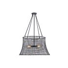 Savoy House Longleaf 7-6192-4-89 4-Lights 240W Matte Black Outdoor Chandelier