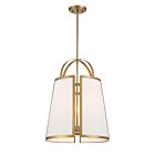 Savoy House Chartwell 7-6304-4-322 4-Lights 240W Warm Brass Pendant