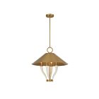 Savoy House 7-6308-4-322 Hearne 4-Lights 60W Warm Brass Incandescent/LED Pendant
