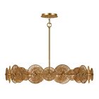 Savoy House 7-6381-5-60 5-Lights 300W Distressed Gold Pendant