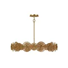 Savoy House 7-6381-5-60 5-Lights 300W Distressed Gold Pendant