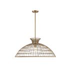 Savoy House Lanai 7-6427-1-322 1-Light 60W Warm Brass Pendant