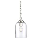 Savoy House Essentials Bally 7-700-1-109 1-Lights 60W Polished Nickel Pendant