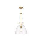 Savoy House Essentials Foster 7-7006-1-322 1-Lights 60W Warm Brass Pendant