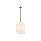 Savoy House 7-7209-1-322 Livingston 1-Light 60W Warm Brass Incandescent/LED Pendant
