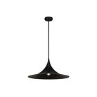 Savoy House Bowdin 7-7639-1-89 1-Light 60W Matte Black Pendant
