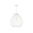 Savoy House Maya 7-7681-1-83 1-Light 60W Bisque White Pendant